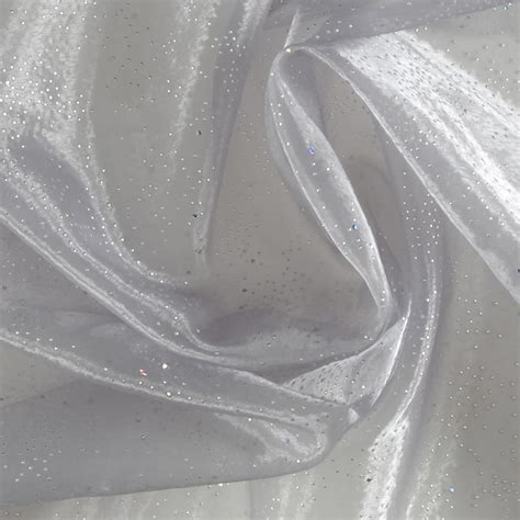 Silver Sheer Fabric 